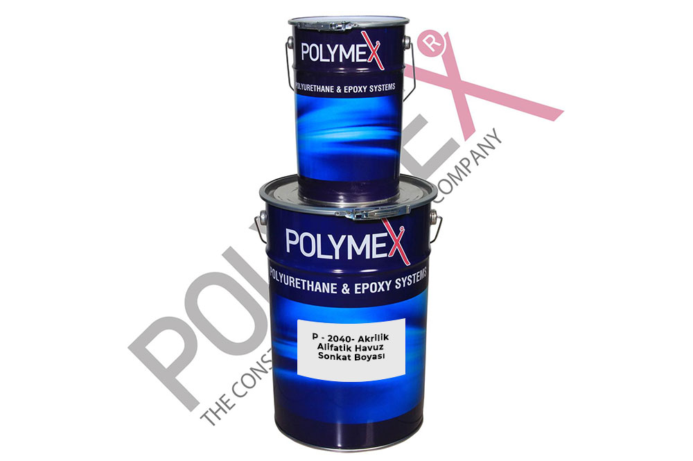 Polymex - 2040- Akrilik Alifatik Havuz Sonkat Boyası