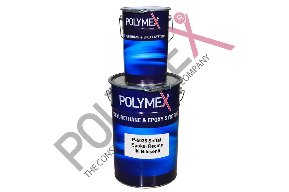 Polymex-5035-2K UV Şeffaf Epoksi Kalın Döküm Reçine