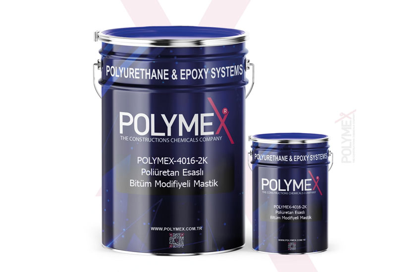 POLYMEX-4016-2K Poliüretan Esaslı Bitüm Modifiyeli Mastik